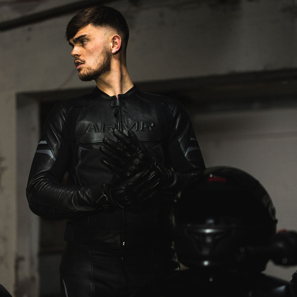 ARMR Raiden 3.0 Leather Jacket Black