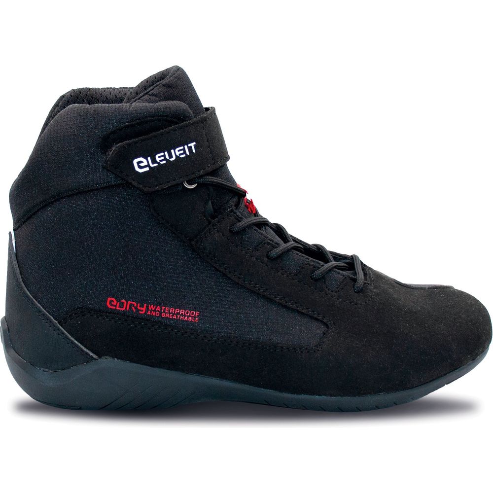 Eleveit Delta Ex Fighter Waterproof Short Boots Black - FREE UK Shipping, FREE 365 Day Returns | Moto Central