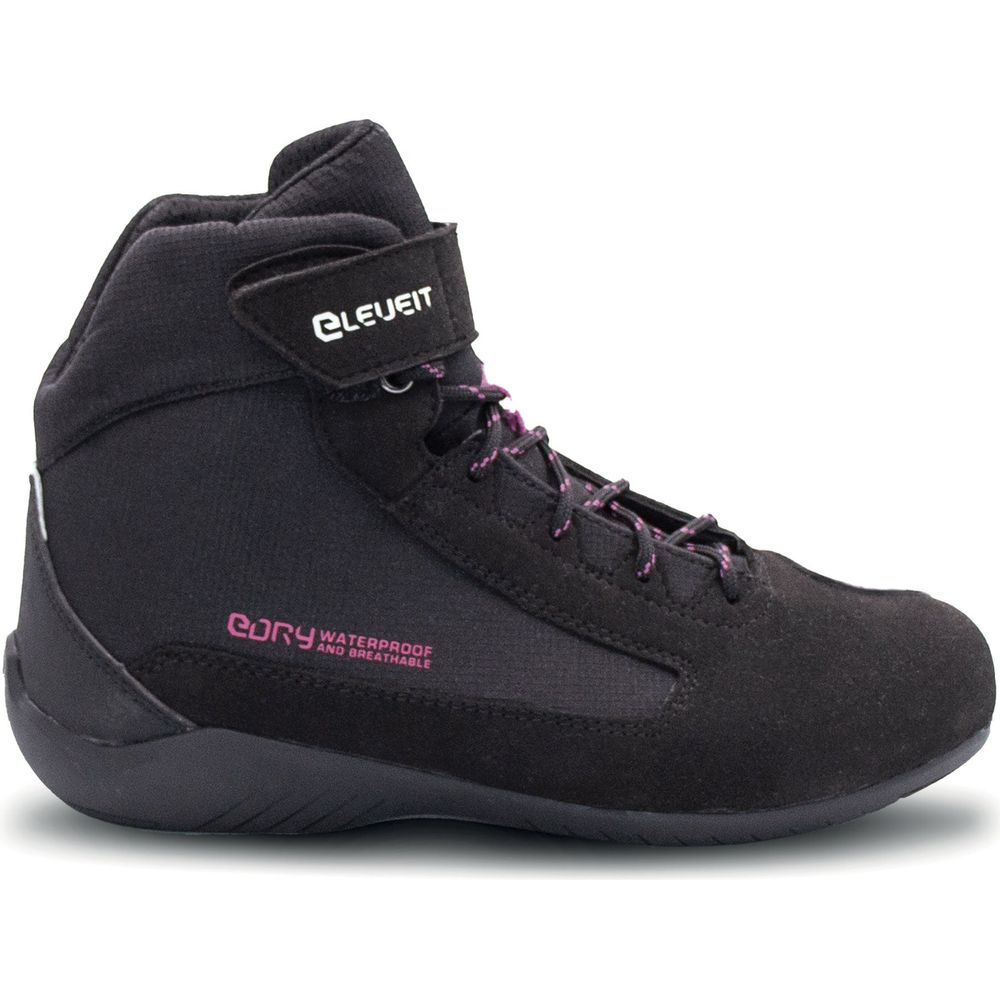 Eleveit Delta Ex Fighter Waterproof Ladies Short Boots Black - FREE UK Shipping, FREE 365 Day Returns | Moto Central