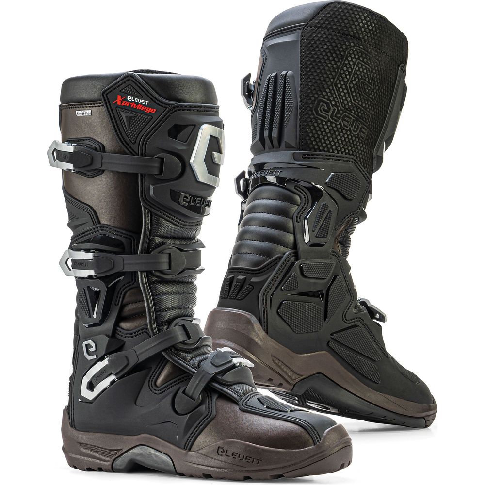 Eleveit X Privilege Waterproof Enduro Adventure Boots Brown