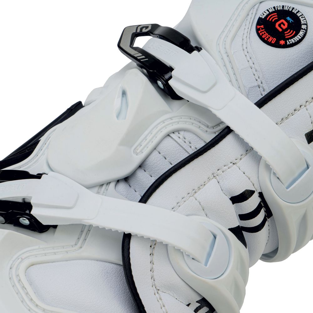 Eleveit X Legend Off-Road Boots White  - FREE UK Shipping, FREE 365 Day Returns | Moto Central