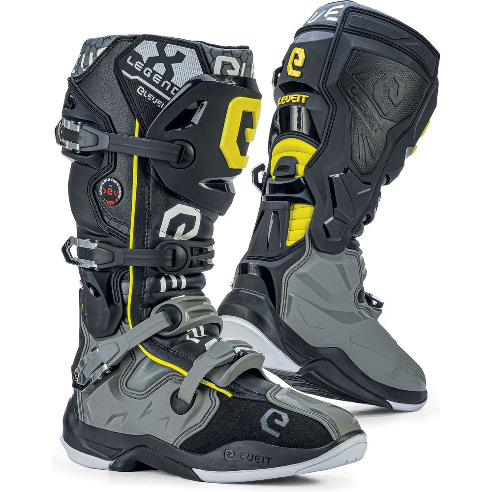 Eleveit X Legend Off-Road Boots Grey / Yellow