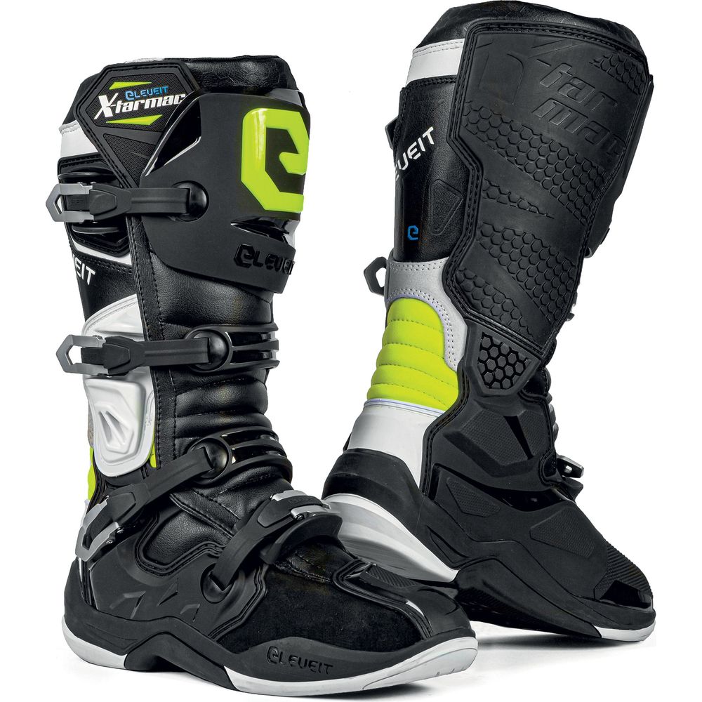 Eleveit X Tarmac Off-Road Boots Black / Fluo Yellow