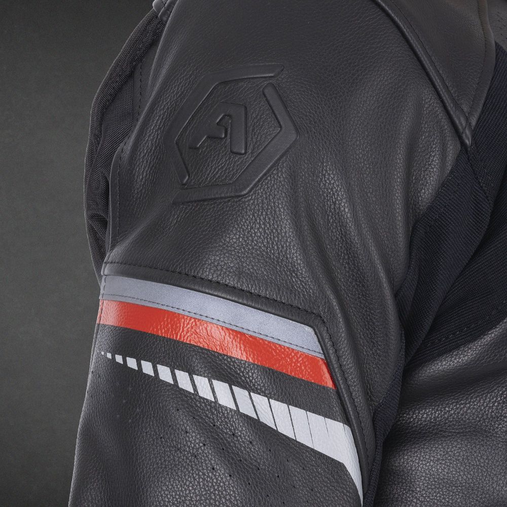 ARMR Raiden 3.0 Leather Jacket Black / Red