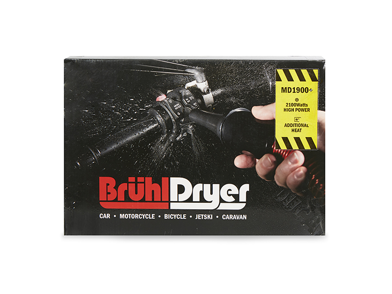 Bruhl Motorcycle Dryer Single Turbine MD1900/2+ - EU - FREE UK Shipping, FREE 365 Day Returns | Moto Central