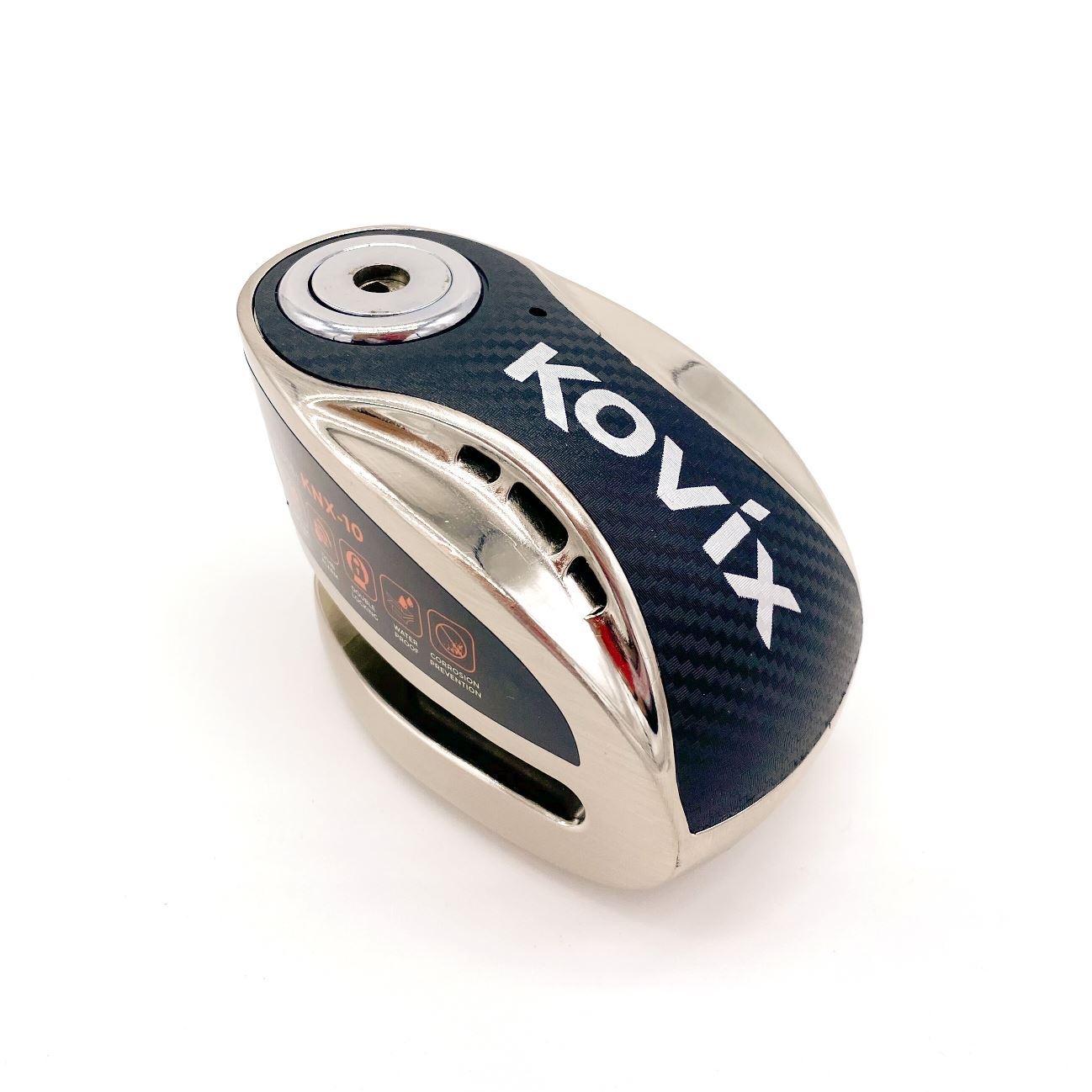 Kovix KNX Alarmed Disc Lock 10mm Brush Metal