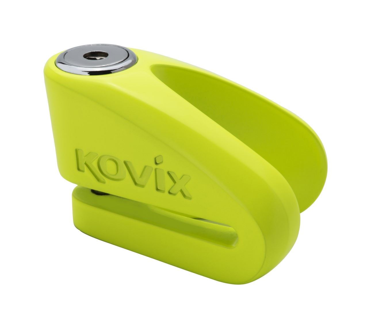 Kovix KVZ2 Disc Lock 14mm Fluo Green With Lock Holder