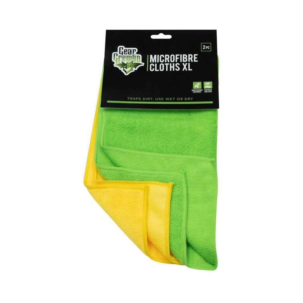 Gear Gremlin Microfibre XL Cloth - 2 Pieces