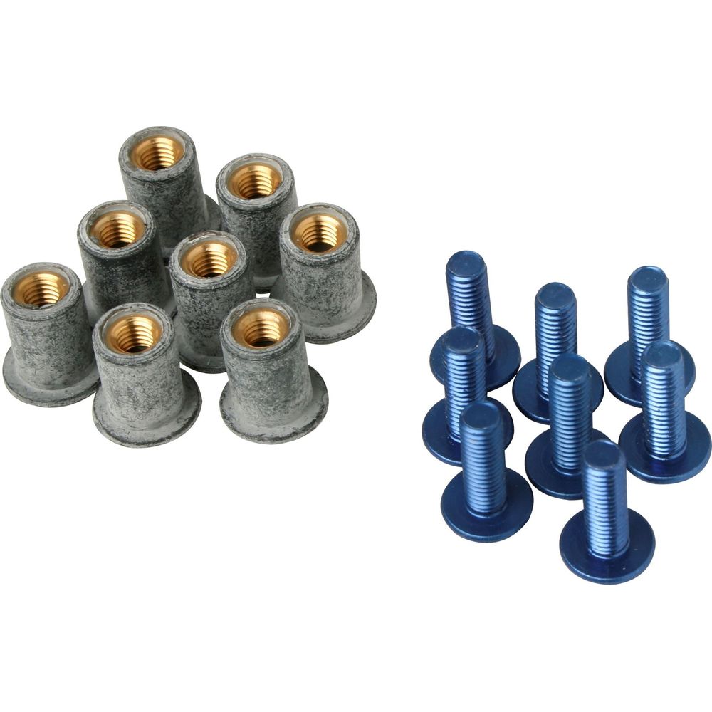 Gear Gremlin Screen Screw Kit Blue  - FREE UK Shipping, FREE 365 Day Returns | Moto Central