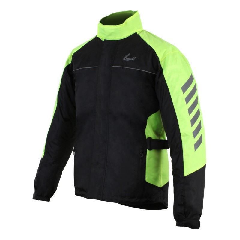 Weise Arica Rain Over Jacket Black / Neon Green