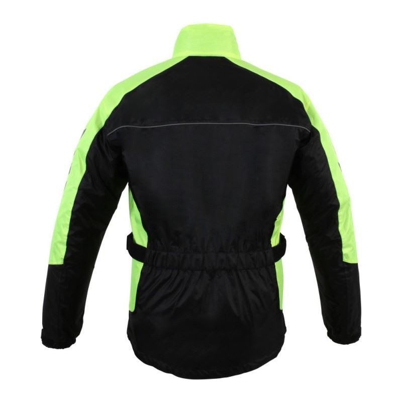 Weise Arica Rain Over Jacket Black / Neon Green