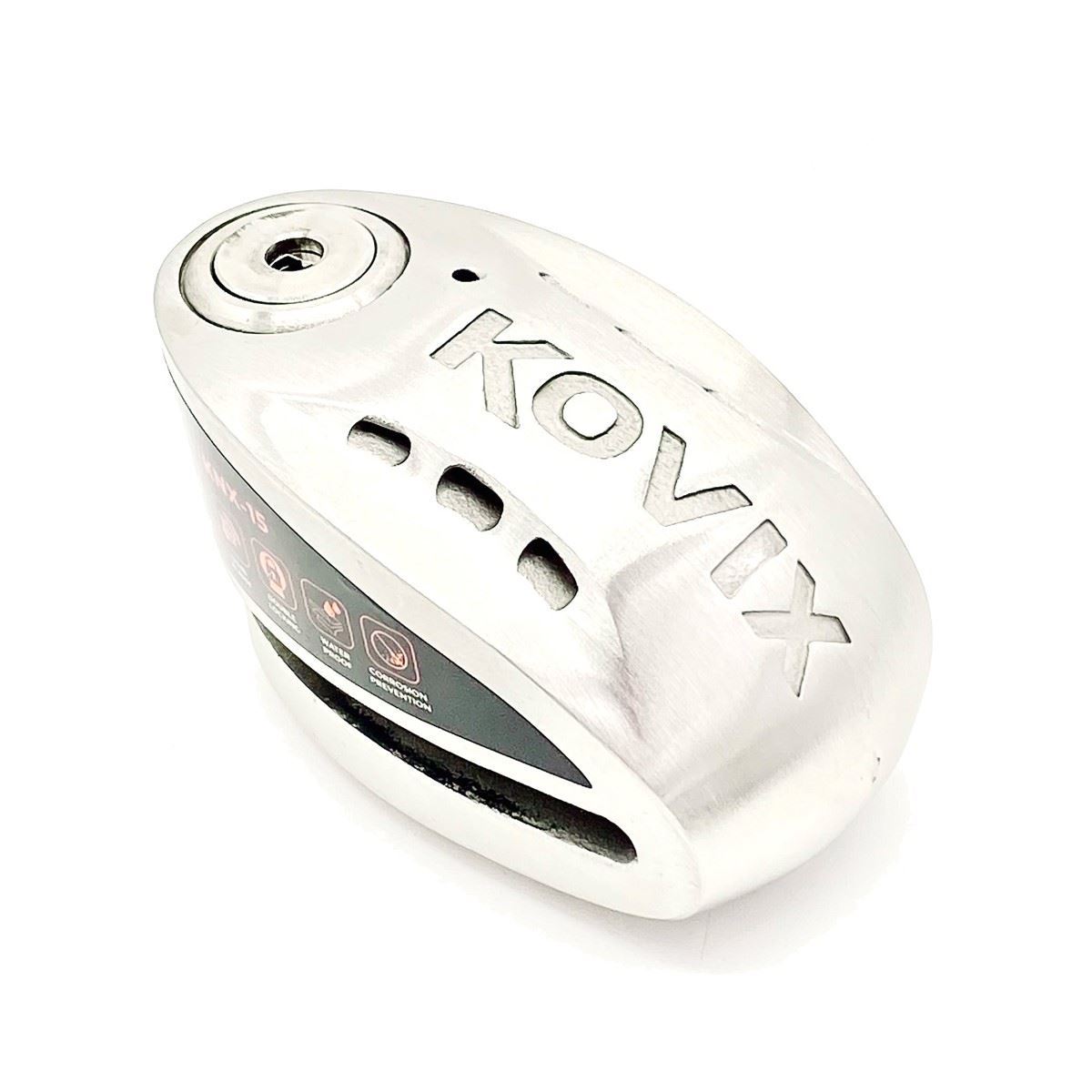 Kovix KNX Alarmed Disc Lock 12mm Stainless Steel