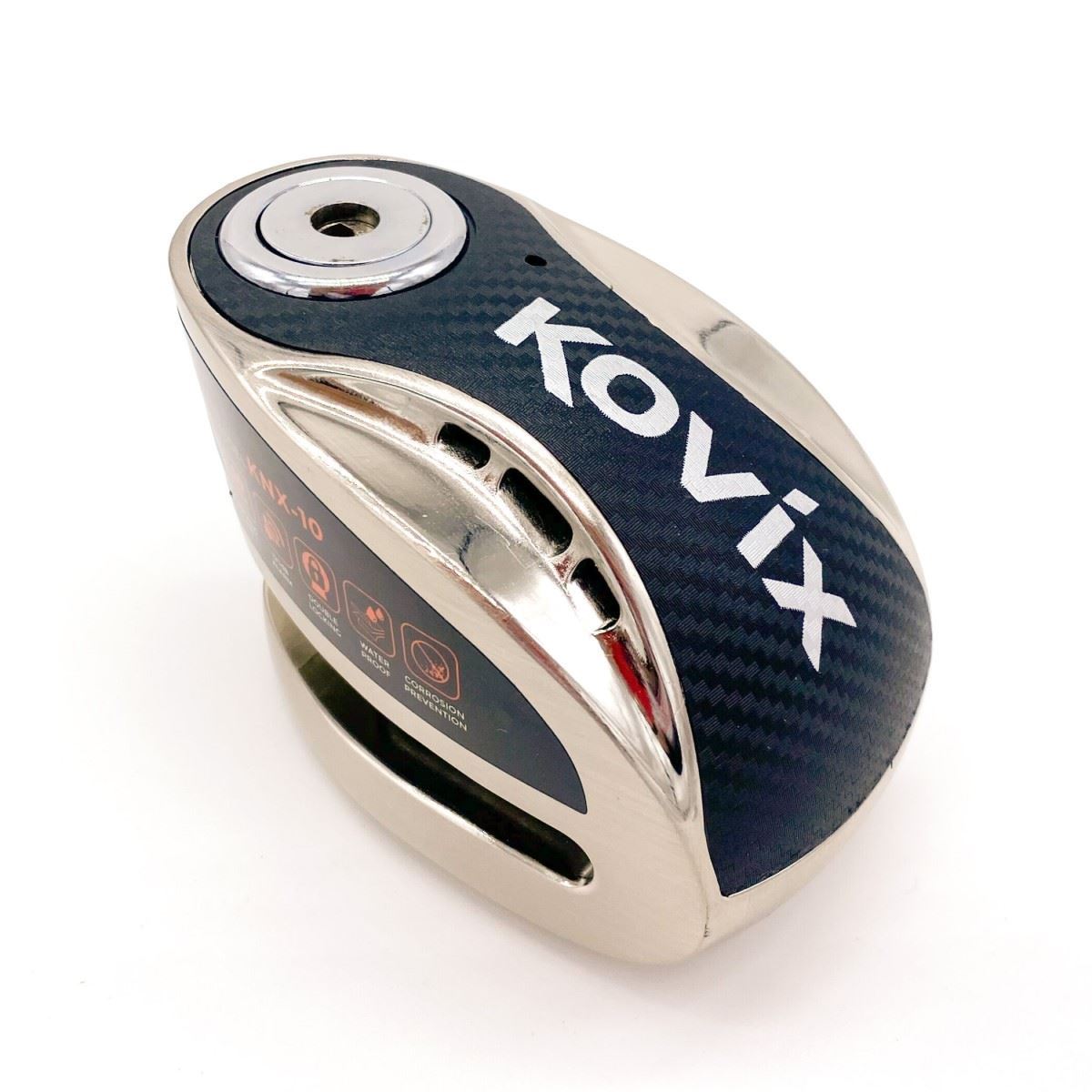 Kovix KNX Alarmed Disc Lock 6mm Brush Metal