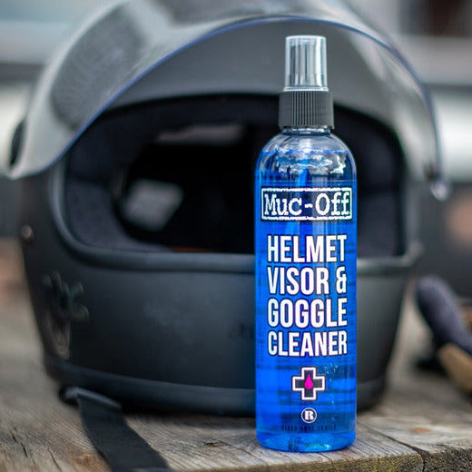 Muc-Off Helmet Visors & Goggles Cleaner - FREE UK Shipping, FREE 365 Day Returns | Moto Central