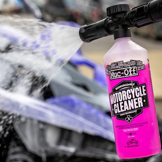 Muc-Off Nano Tech Motorcycle Cleaner With Trigger - 1 Litre - FREE UK Shipping, FREE 365 Day Returns | Moto Central