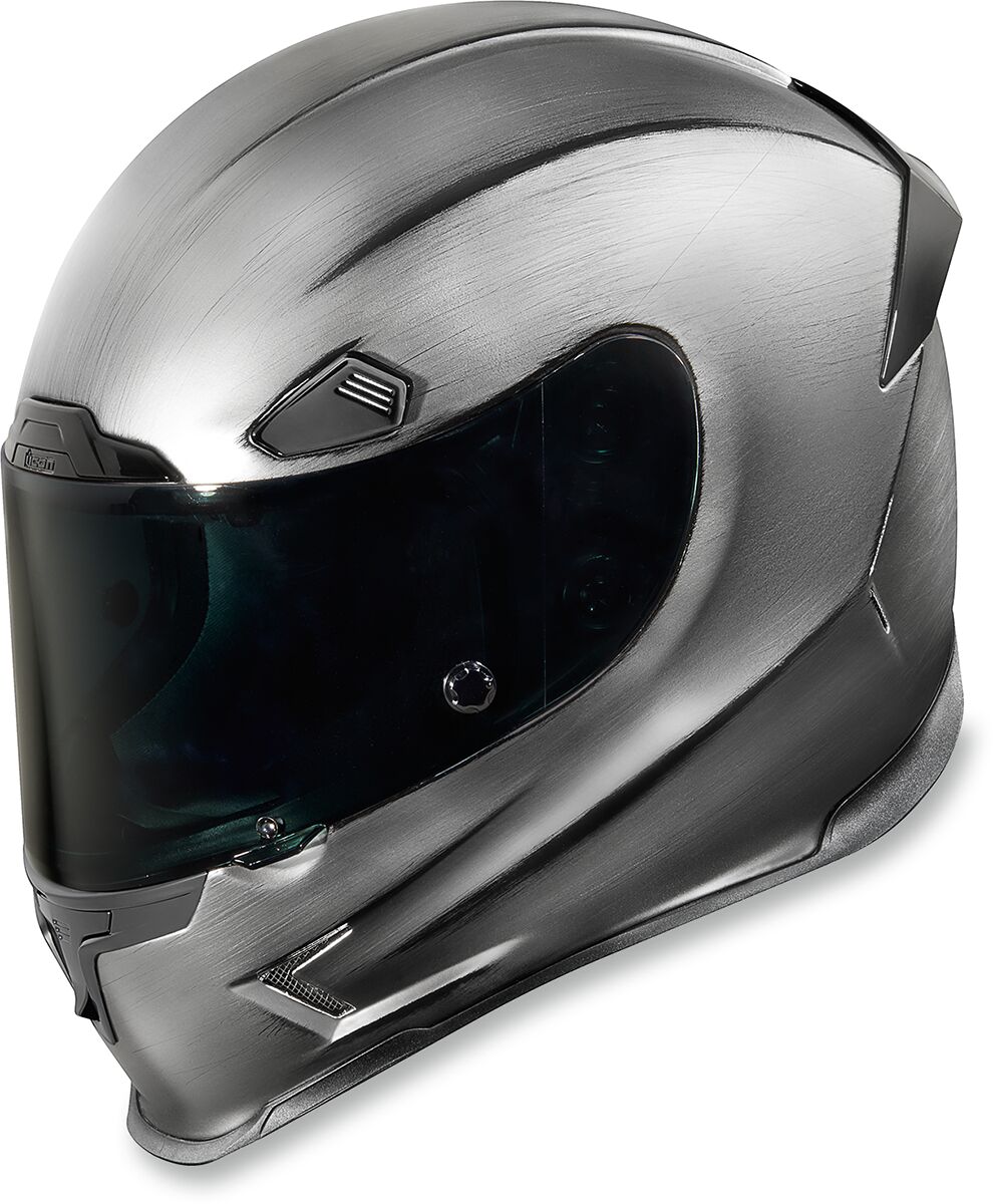 Icon Airframe Pro Quicksilver Helmet Silver / Black