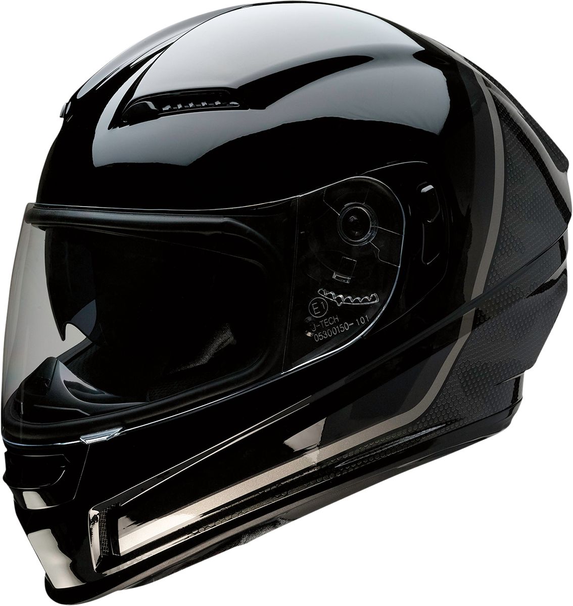 Z1R Jackal Kuda Helmet Black / Grey