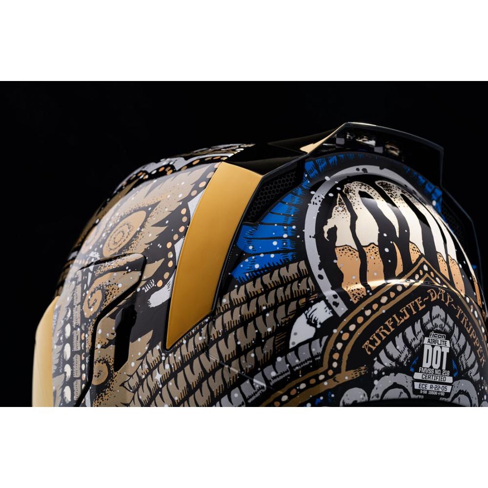 Icon Airflite Daytripper Full Face Helmet Gold  - FREE UK Delivery - Moto Central