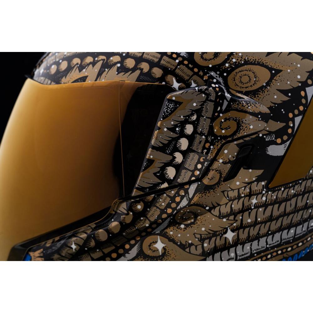 Icon Airflite Daytripper Full Face Helmet Gold  - FREE UK Delivery - Moto Central