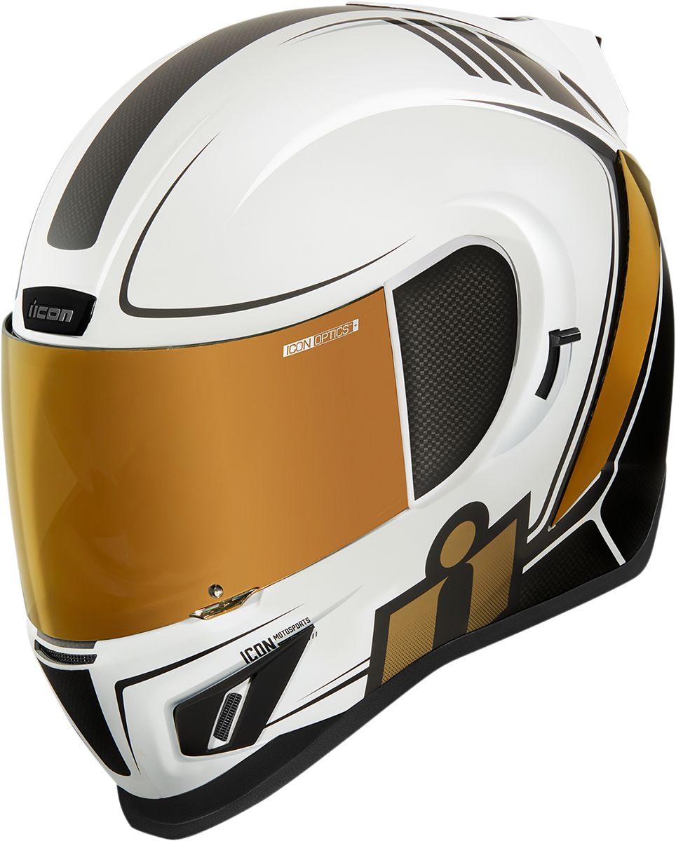 Icon Airform Full Face Helmet Resurgent Black / Gold / White  - FREE UK Delivery - Moto Central