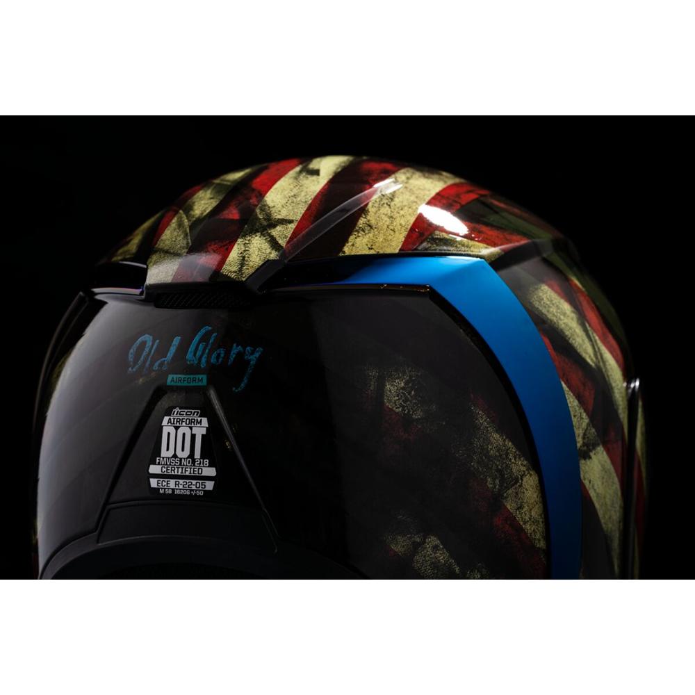 Icon Airform Old Glory Full Face Helmet Blue / Red / White