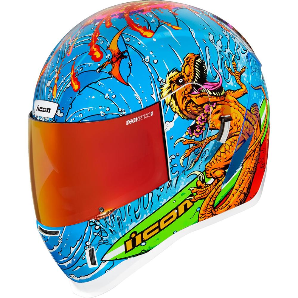 Icon Airform Dino Fury Full Face Helmet Blue