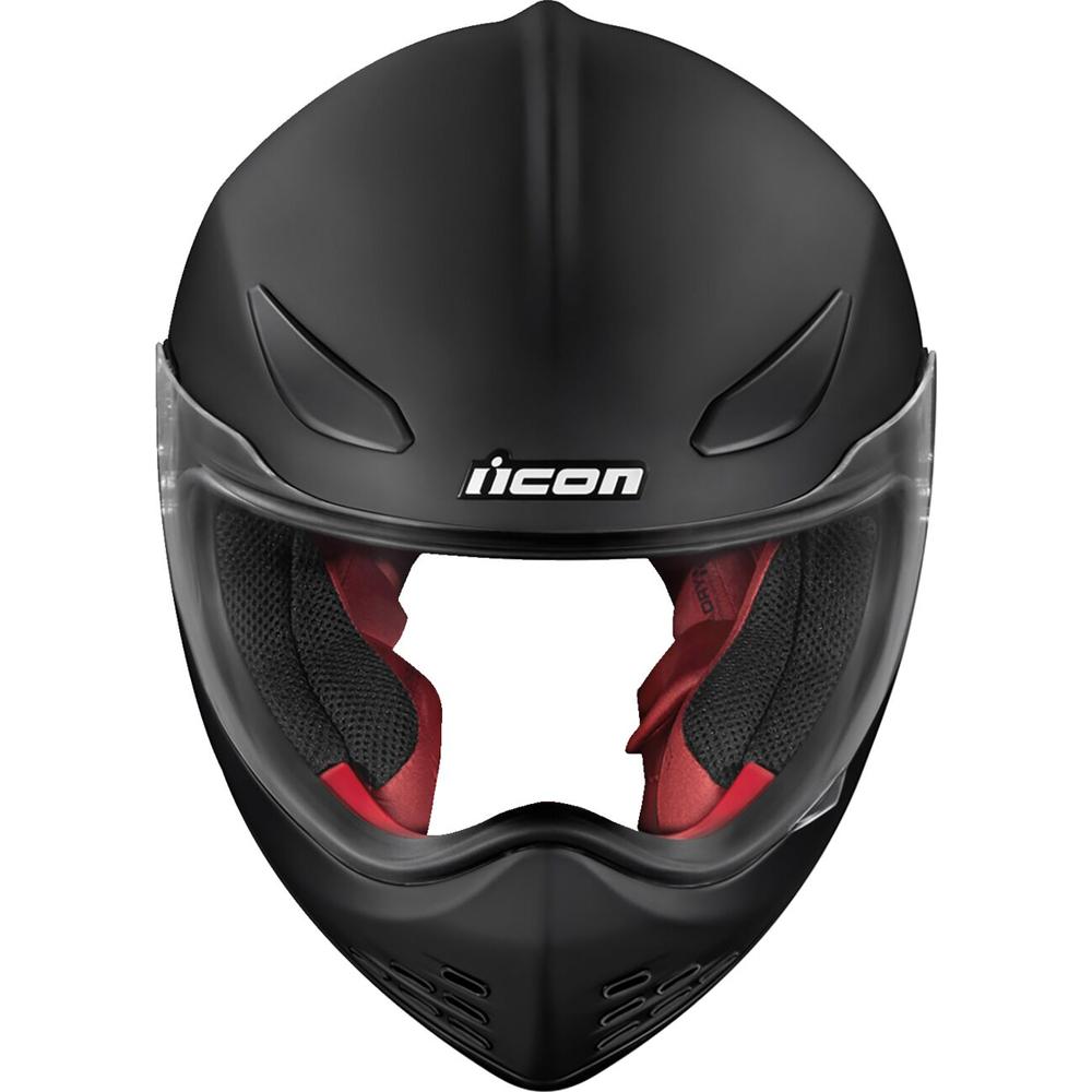 Icon Domain Rubatone Full Face Helmet Matt Black - FREE UK Shipping, FREE 365 Day Returns | Moto Central