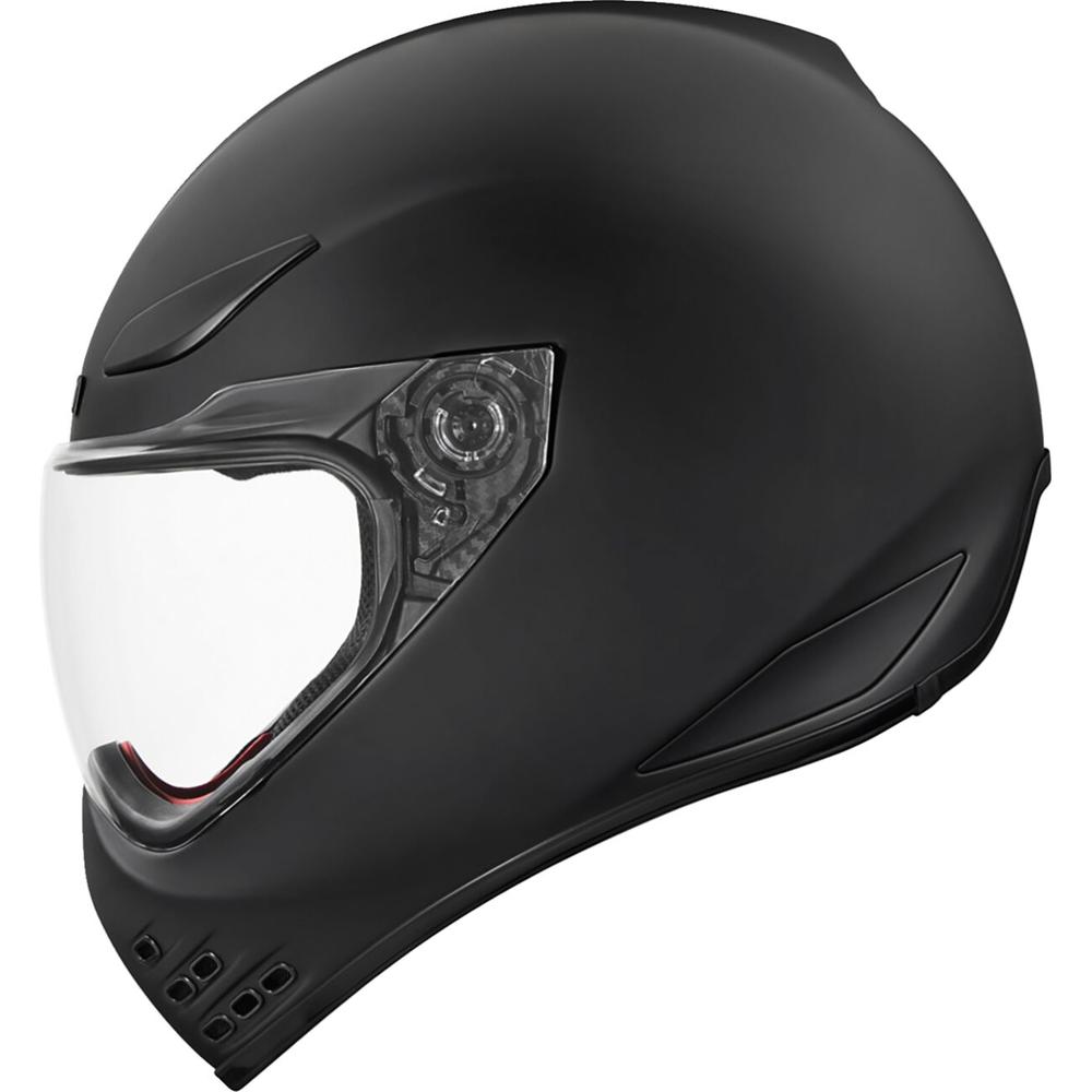 Icon Domain Rubatone Full Face Helmet Matt Black - FREE UK Shipping, FREE 365 Day Returns | Moto Central