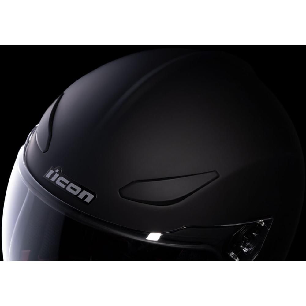 Icon Domain Rubatone Full Face Helmet Matt Black - FREE UK Shipping, FREE 365 Day Returns | Moto Central