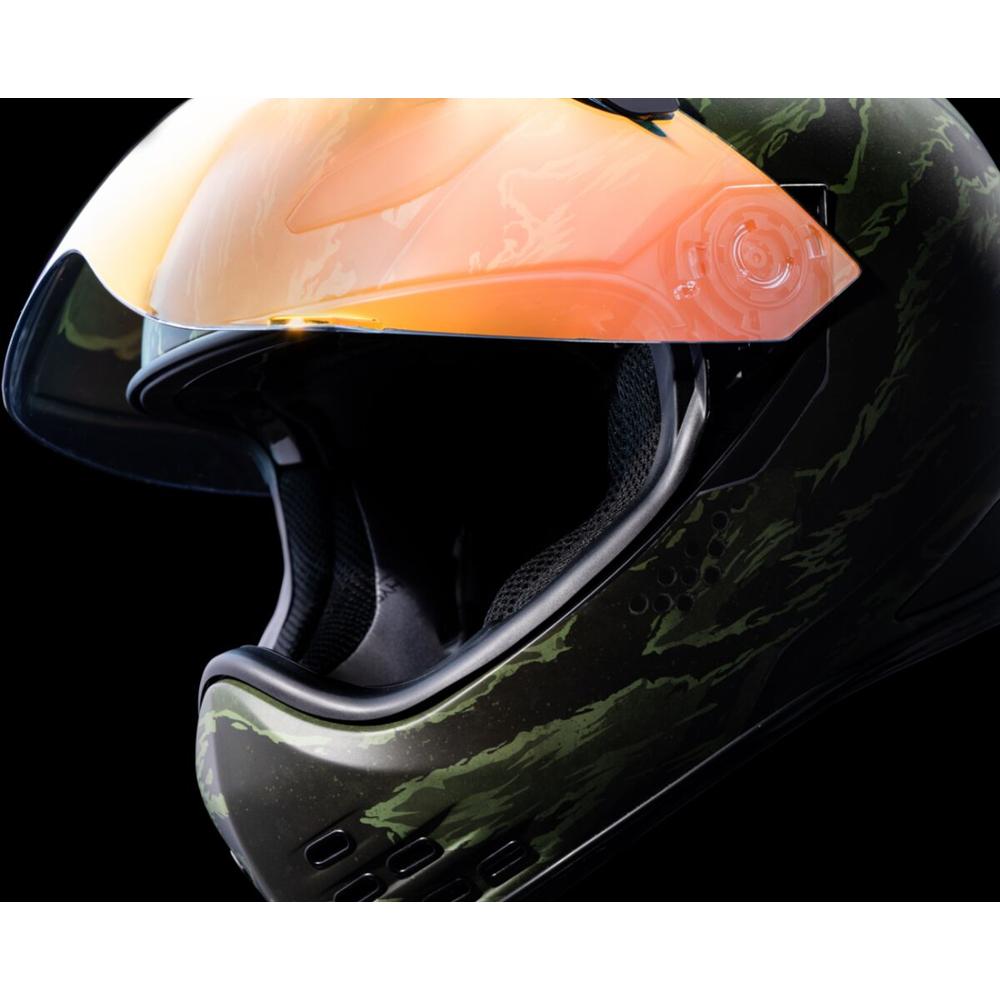 Icon Domain Tiger's Blood Full Face Helmet Green