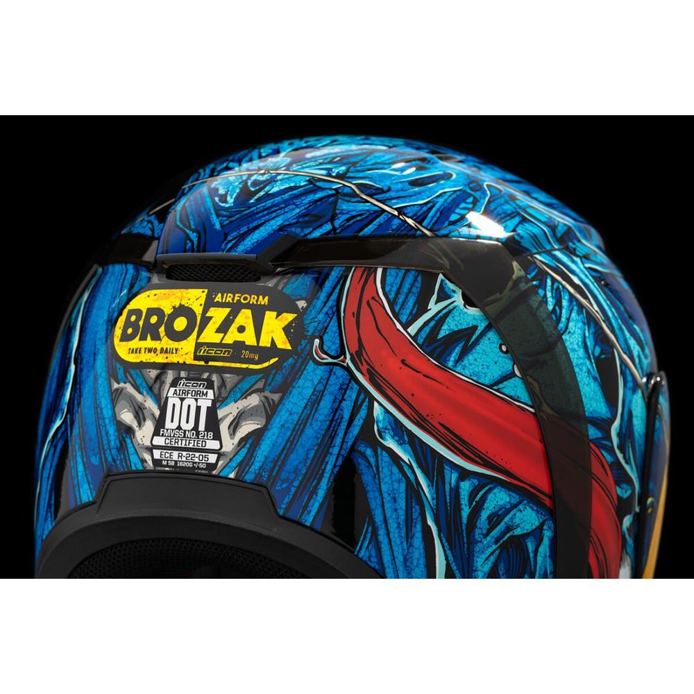 Icon Airform Brozak MIPS Full Face Helmet Blue