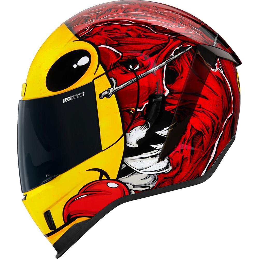 Icon Airform Brozak MIPS Full Face Helmet Red  - FREE UK Delivery - Moto Central