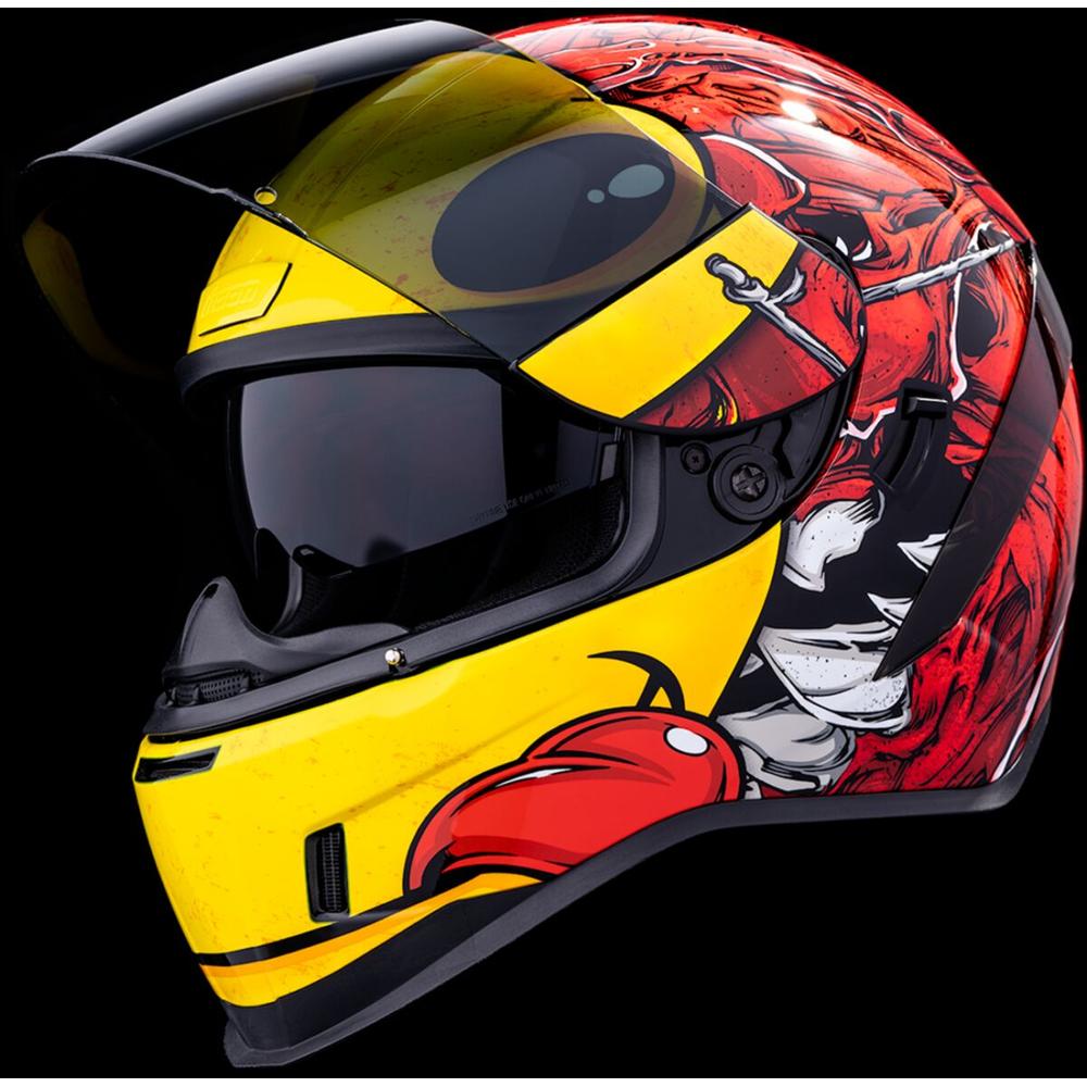 Icon Airform Brozak MIPS Full Face Helmet Red  - FREE UK Delivery - Moto Central