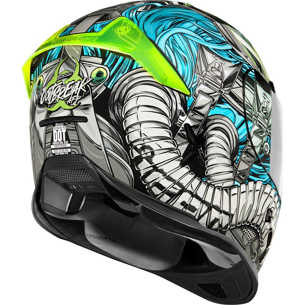 Icon Airframe Pro Outbreak Full Face Helmet Blue