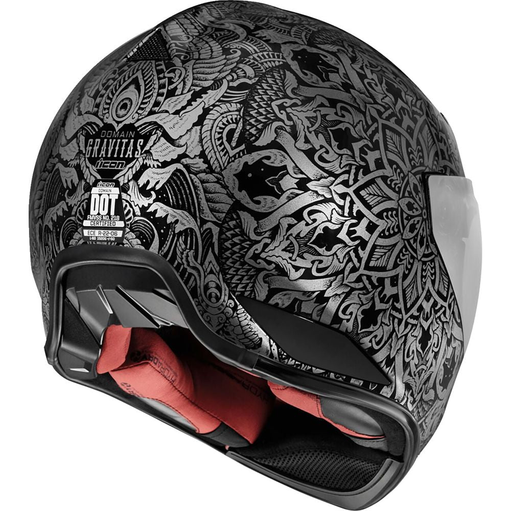 Icon Domain Gravitas Full Face Helmet Black