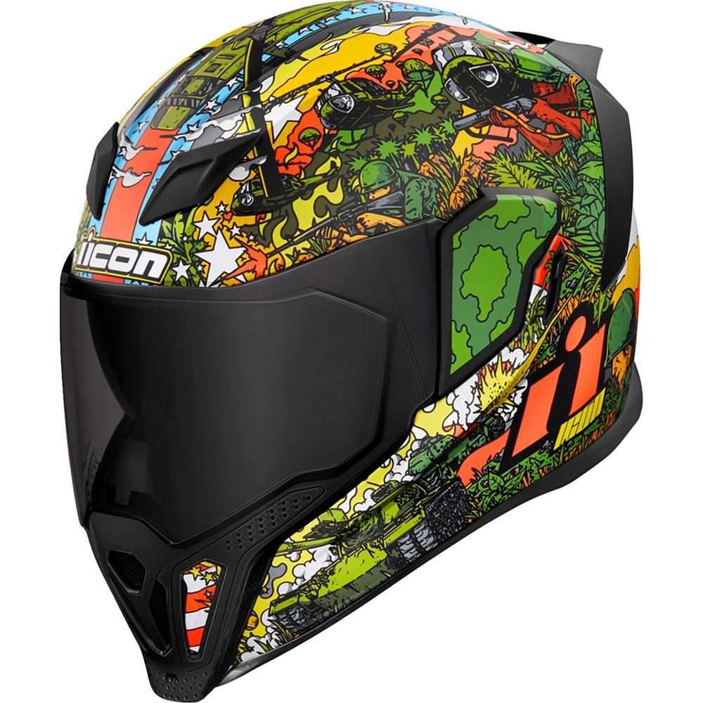 Icon Airflite GP23 Full Face Helmet Green