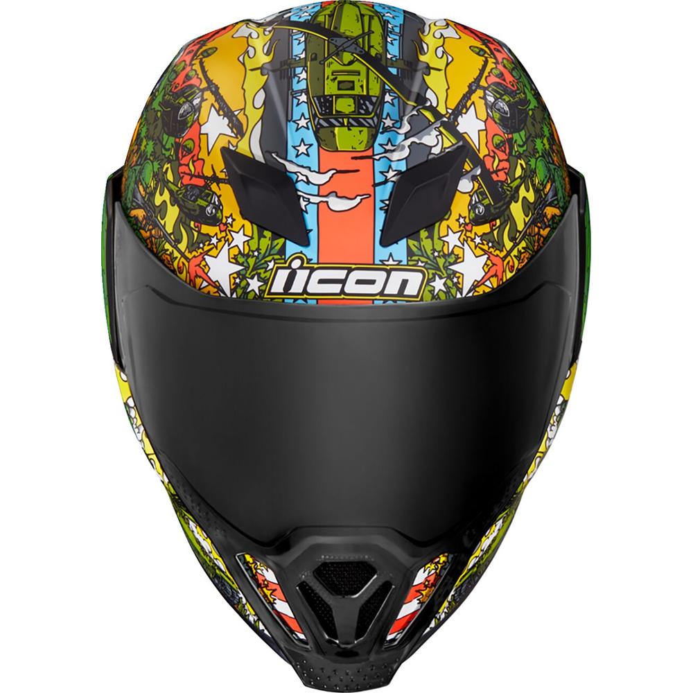 Icon Airflite GP23 Full Face Helmet Green - FREE UK Shipping, FREE 365 Day Returns | Moto Central