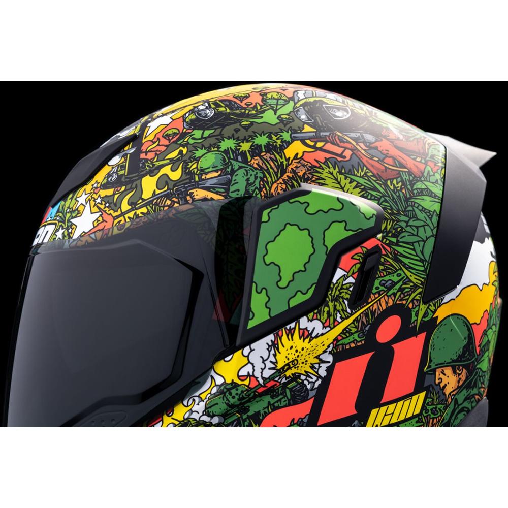 Icon Airflite GP23 Full Face Helmet Green - FREE UK Shipping, FREE 365 Day Returns | Moto Central