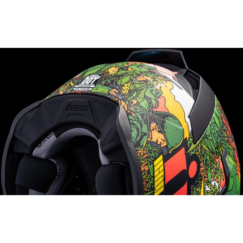 Icon Airflite GP23 Full Face Helmet Green - FREE UK Shipping, FREE 365 Day Returns | Moto Central