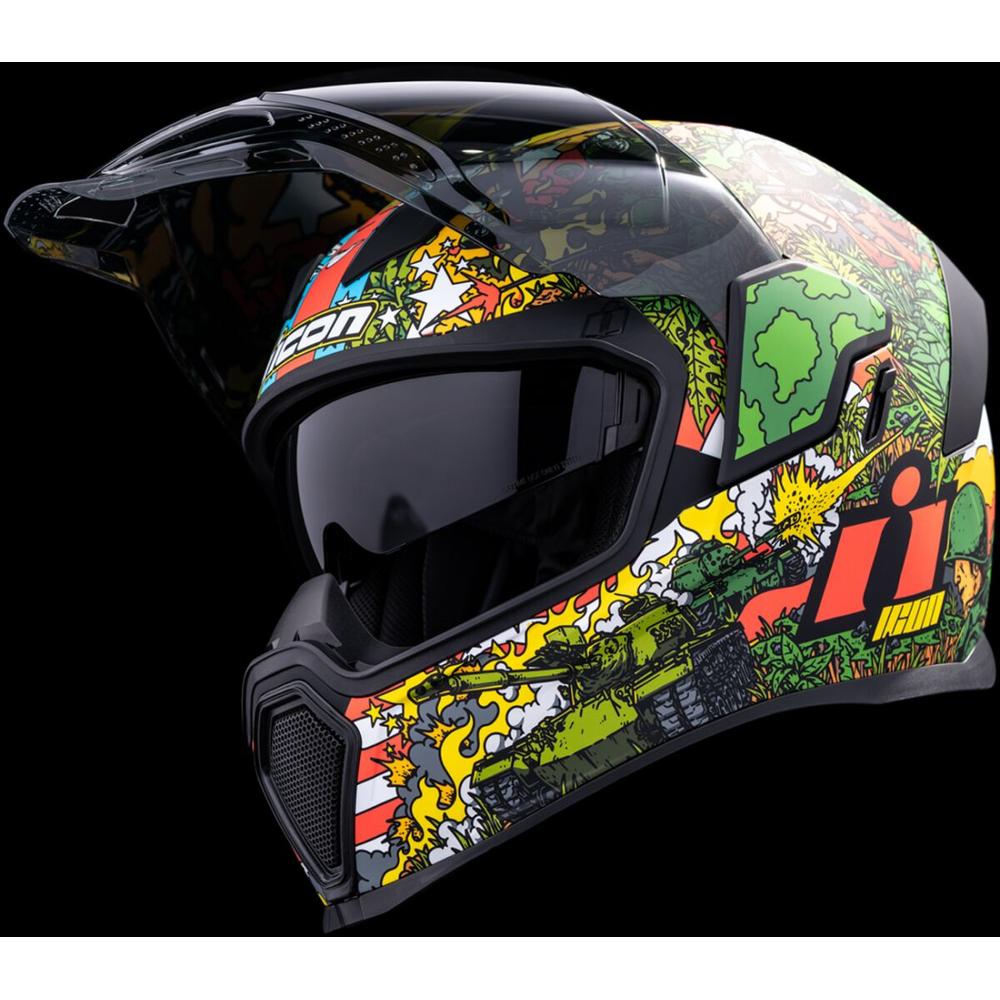 Icon Airflite GP23 Full Face Helmet Green - FREE UK Shipping, FREE 365 Day Returns | Moto Central