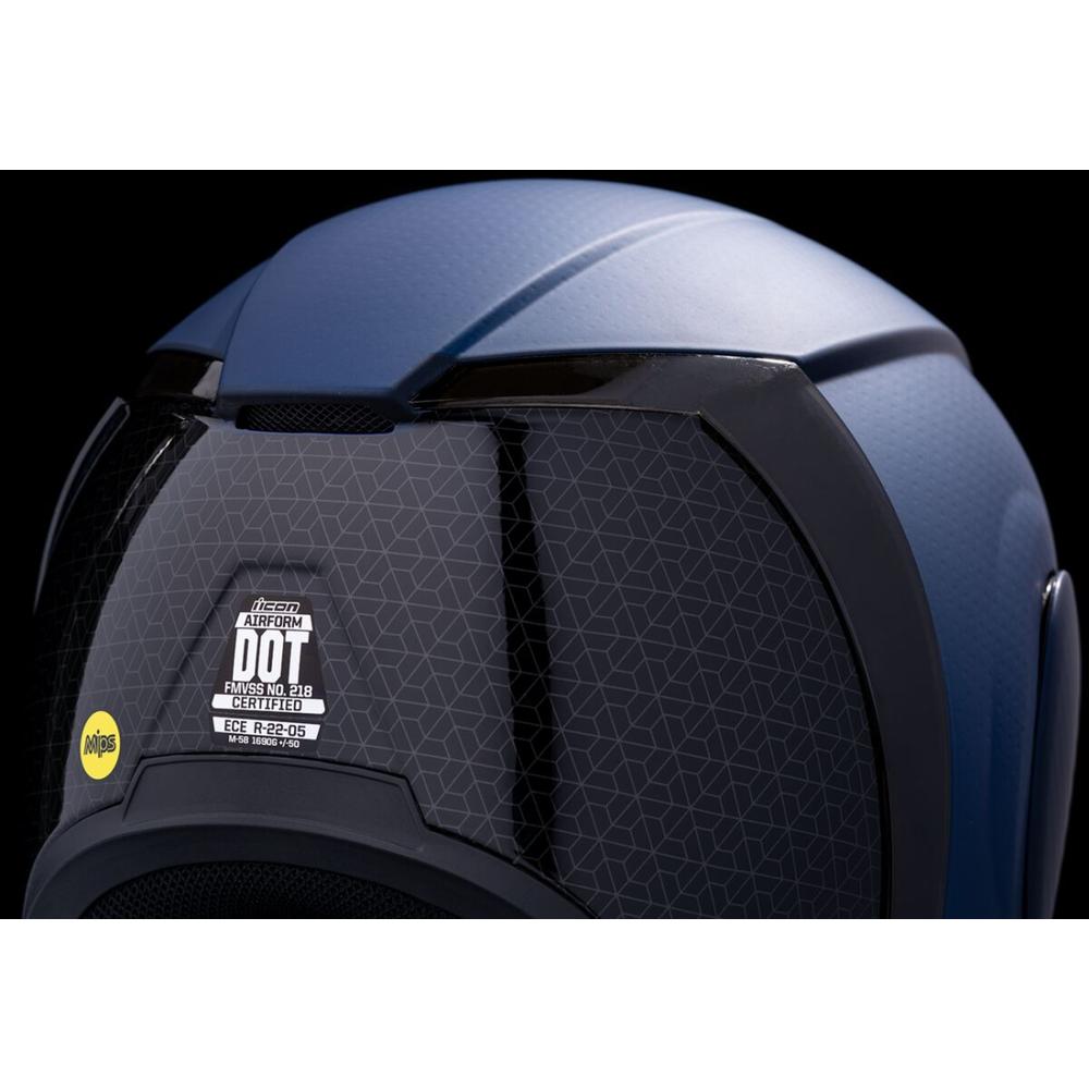 Icon Airform Counterstrike MIPS Full Face Helmet Blue - FREE UK Shipping, FREE 365 Day Returns | Moto Central