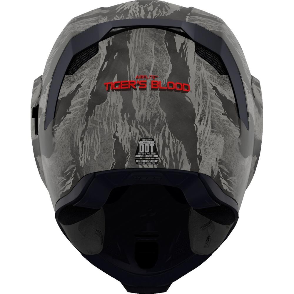 Icon Airflite MIPS Tiger's Blood Full Face Helmet Grey