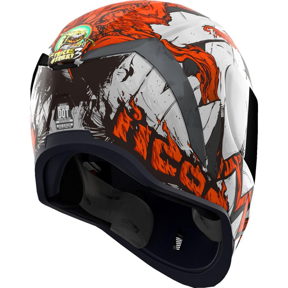 Icon Airform Trick or Street 3 Full Face Helmet White