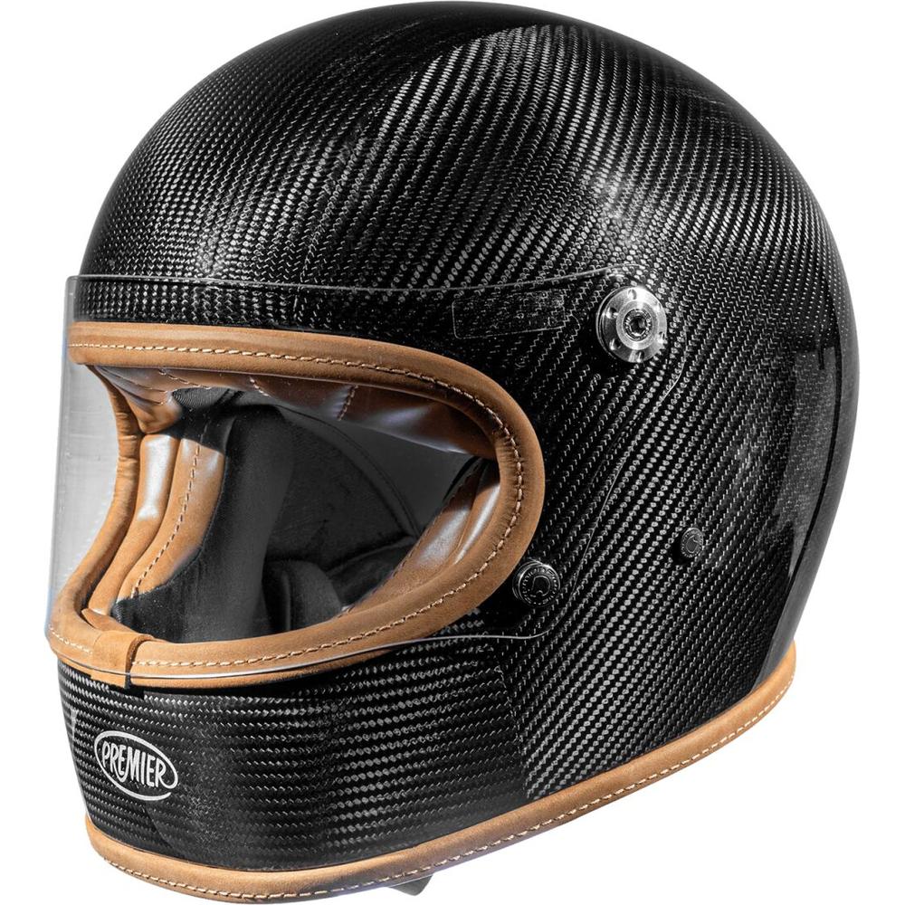 Premier Trophy Platinum Edition Carbon Full Face Helmet Gloss Black