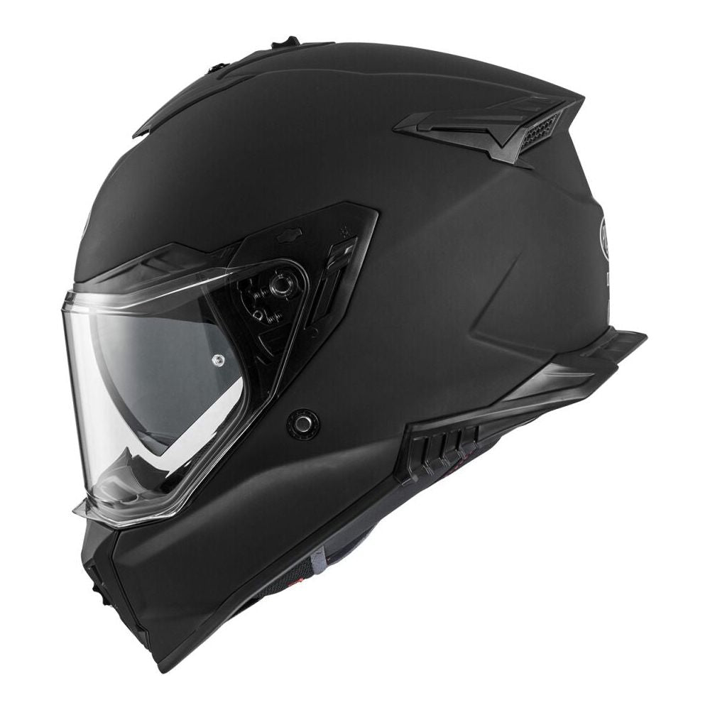 Premier Streetfighter Full Face Helmet Gloss Black  - FREE UK Delivery - Moto Central