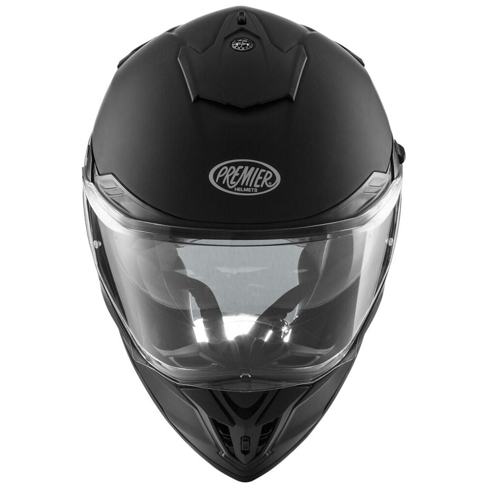 Premier Streetfighter Full Face Helmet Gloss Black  - FREE UK Delivery - Moto Central