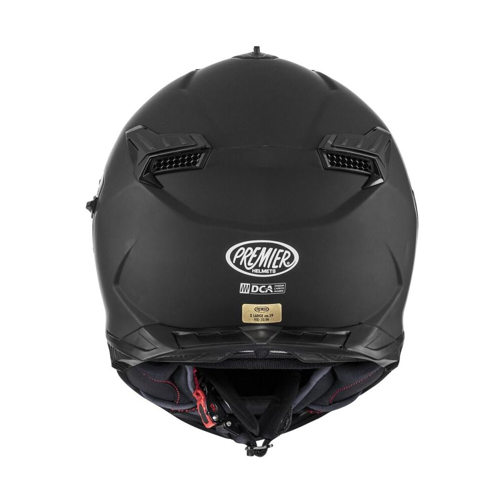 Premier Streetfighter Full Face Helmet Gloss Black  - FREE UK Delivery - Moto Central