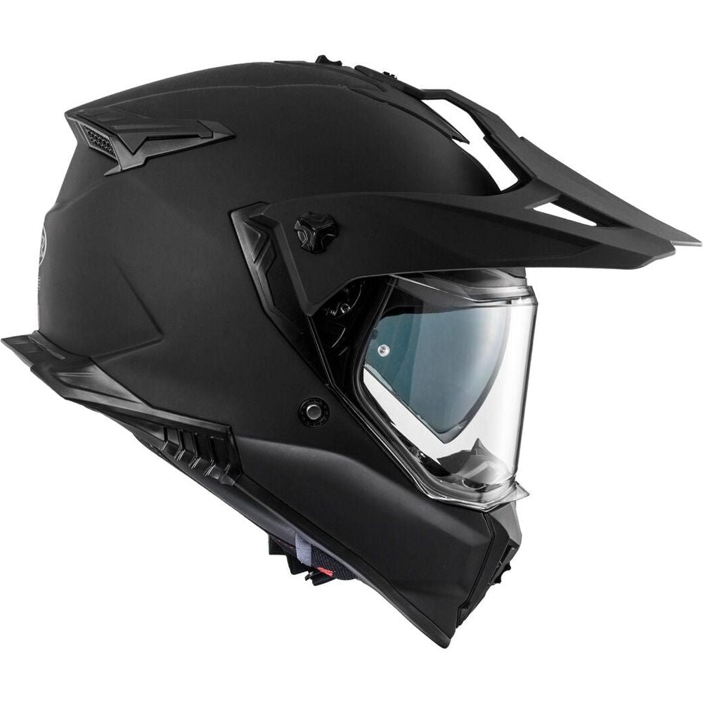 Premier Discovery Adventure Helmet Matt Black  - FREE UK Delivery - Moto Central