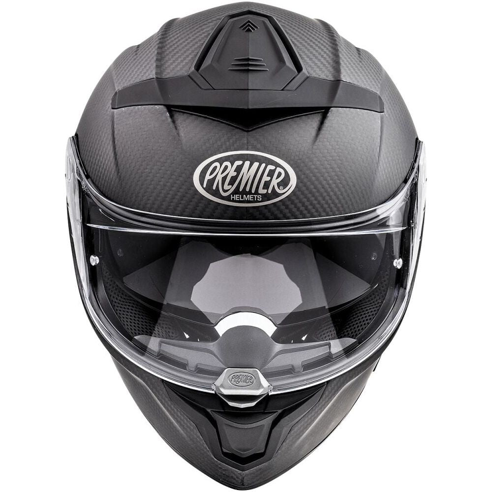 Premier Devil Carbon Full Face Helmet Matt Black  - FREE UK Delivery - Moto Central