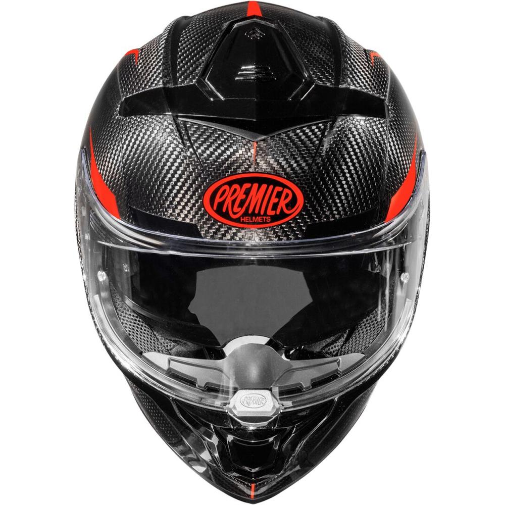 Premier Devil Carbon ST 2 Full Face Helmet Black / Red - FREE UK Shipping, FREE 365 Day Returns | Moto Central